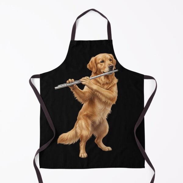 Item preview, Golden Retriever Playing Flute Player Flutist Dog Lover designed and sold by TerryConnells.