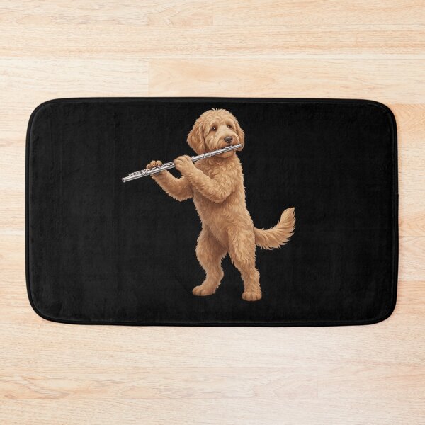 Item preview, Goldendoodle Playing Flute Player Flutist Dog Lover designed and sold by TerryConnells.