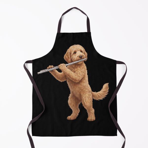 Item preview, Goldendoodle Playing Flute Player Flutist Dog Lover designed and sold by TerryConnells.