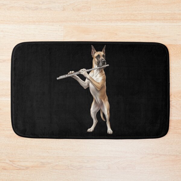 Item preview, Great Dane Playing Flute Player Flutist Dog Lover designed and sold by TerryConnells.