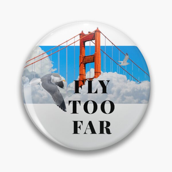 Item preview, Inspirational Travel Fly Too Far Design designed and sold by Diece studio .