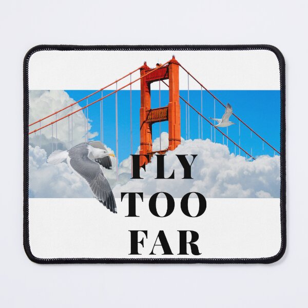 Item preview, Inspirational Travel Fly Too Far Design designed and sold by Diece studio .
