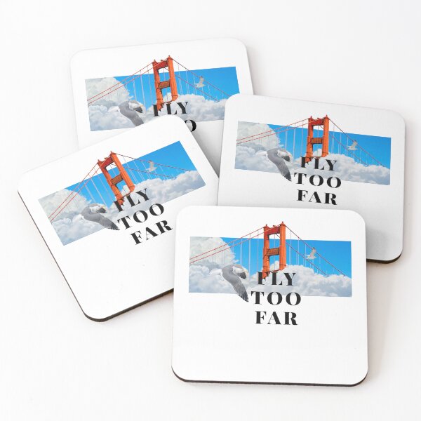 Item preview, Inspirational Travel Fly Too Far Design designed and sold by Diece studio .