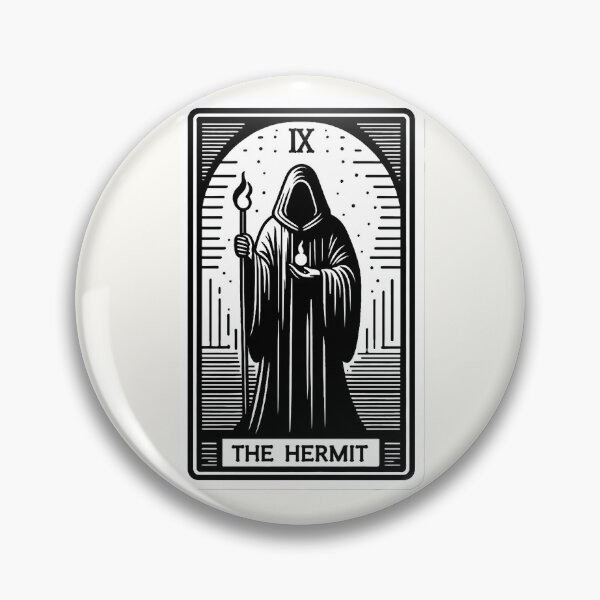 Item preview, The Hermit tarot card designed and sold by Roberta Calabrese.