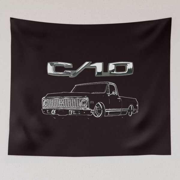 Item preview, Chevy C10 Short Bed Pickup Lowrider Truck designed and sold by CatchyAsFudge.