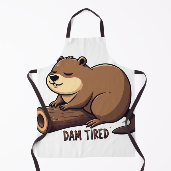 Item preview, Dam Tired Beaver designed and sold by BysonDesigns.