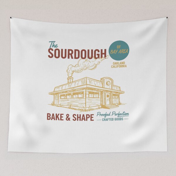 Item preview, sourdough Bake And Shape Bay Area Bread Baking Era designed and sold by LuminOrb.