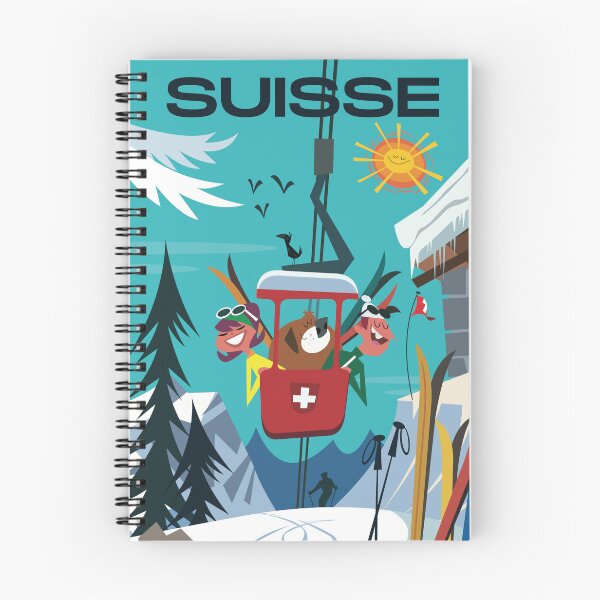 Artikelvorschau, Schweizer Skiplakat entworfen und verkauft von GAGodel.