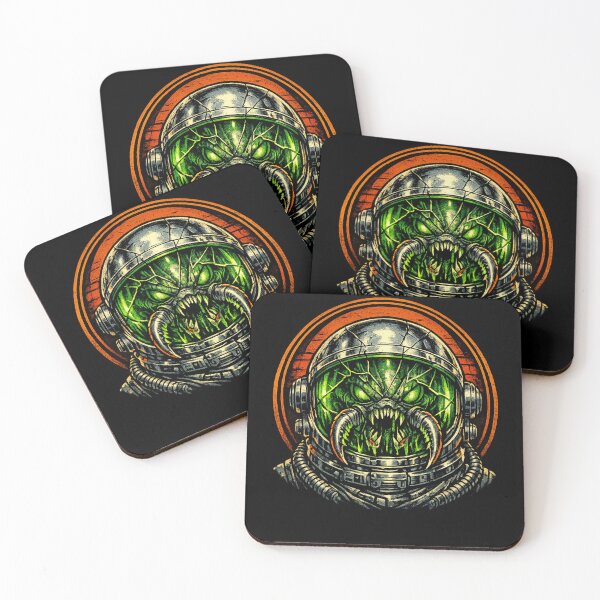 Item preview, Alien Monster Astronaut Helmet Sci Fi Horror Fan designed and sold by Pawsome Quotes.