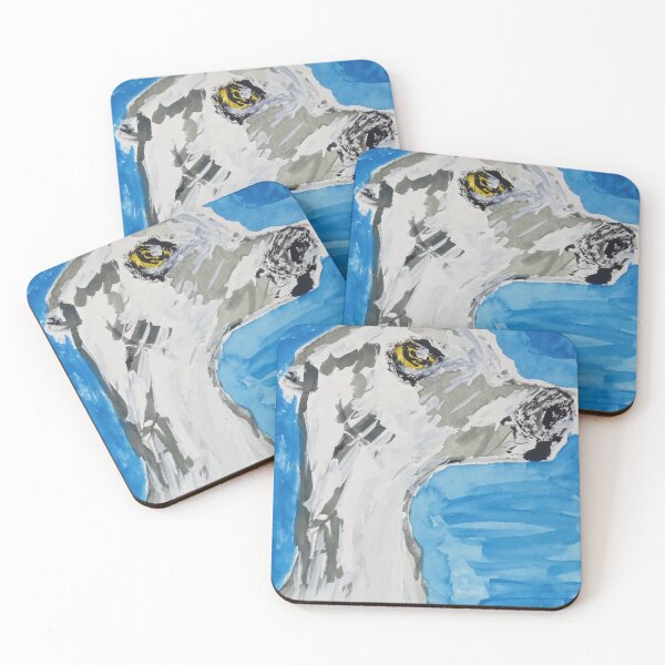 Item preview, Greyhound Greeting hand painted in watercolor designed and sold by DogRescueArt.