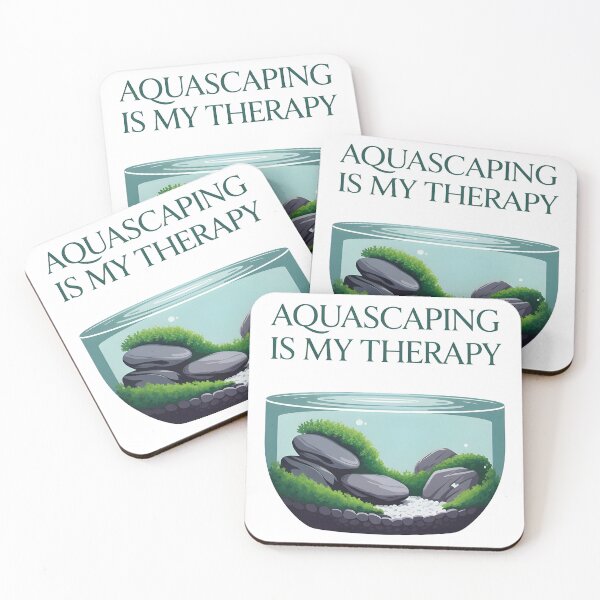 Item preview, Aquascaping Is My Therapy T-Shirt - Funny Aquarium Lover and Fish Tank Hobbyist Gift designed and sold by TankTherapyArt.