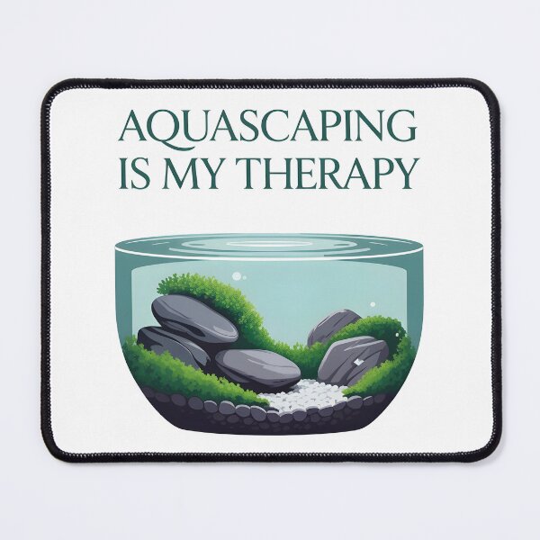 Item preview, Aquascaping Is My Therapy T-Shirt - Funny Aquarium Lover and Fish Tank Hobbyist Gift designed and sold by TankTherapyArt.