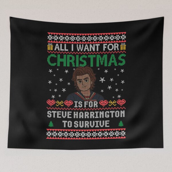 Item preview, All I Want For Christmas Is For Steve To Survive designed and sold by AllSeasons Art.