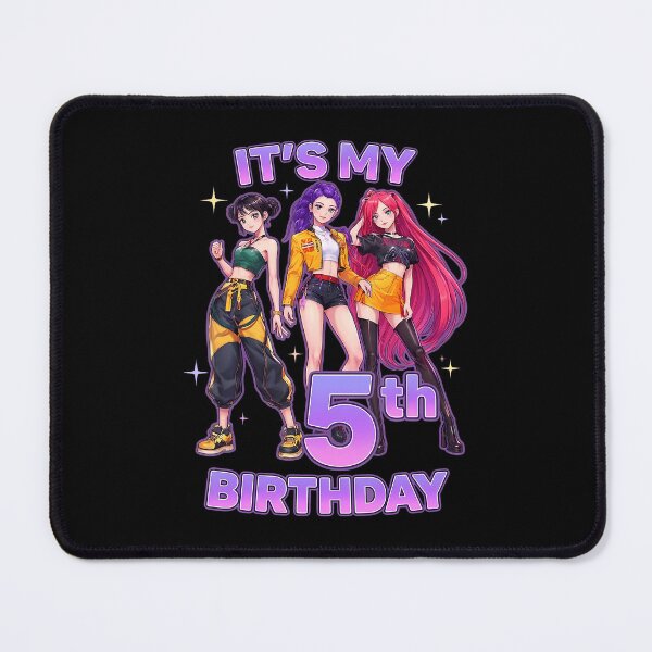 Item preview, 5 Years Old Birthday K Pop Kids 5Th Bday Girls K-Pop T-Shirt designed and sold by VillociShop.