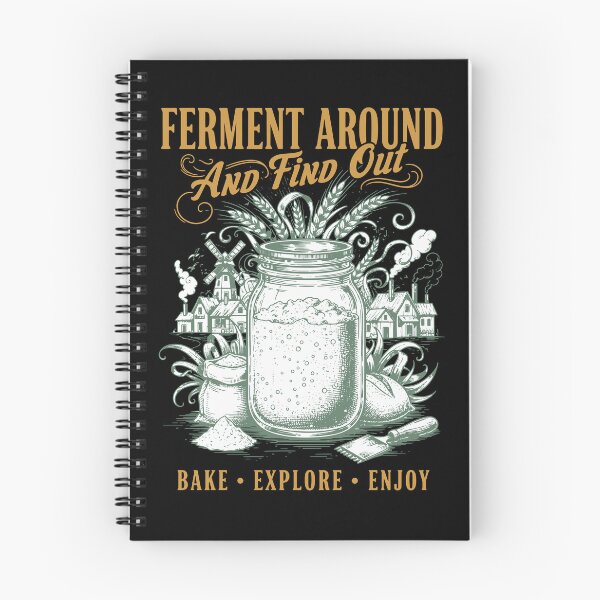 Artikelvorschau, Sauerteig Fermentieren Und Brot Backen Entdecken entworfen und verkauft von LuminOrb.
