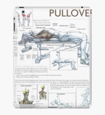 Dumbbell Pullover - Exercise Diagram iPad Case/Skin