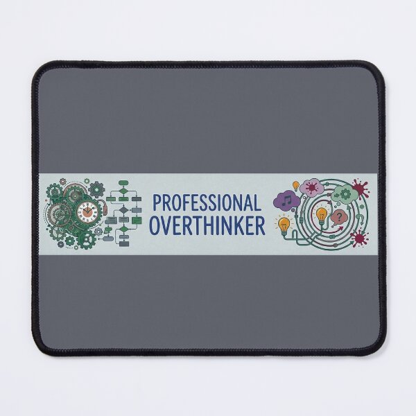 Item preview, Professional Overthinker - Creative Chaos & Logic Flowchart Graphic ADHD designed and sold by Dimu Co..