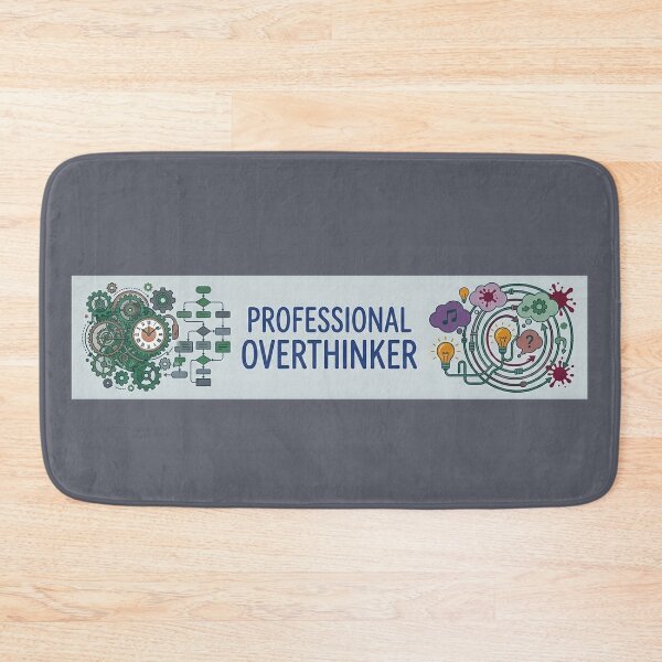 Item preview, Professional Overthinker - Creative Chaos & Logic Flowchart Graphic ADHD designed and sold by Dimu Co..