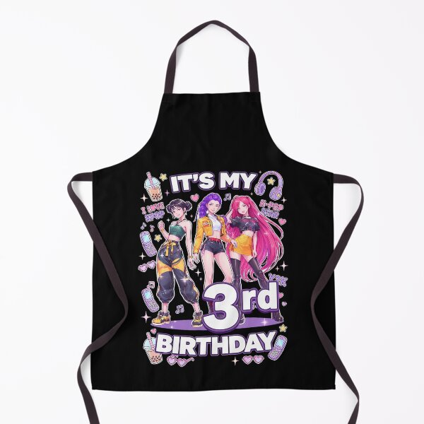 Item preview, 3Rd Birthday 3 Year Old Girl Korean Pop Kpop Bday Party T-Shirt designed and sold by VillociShop.