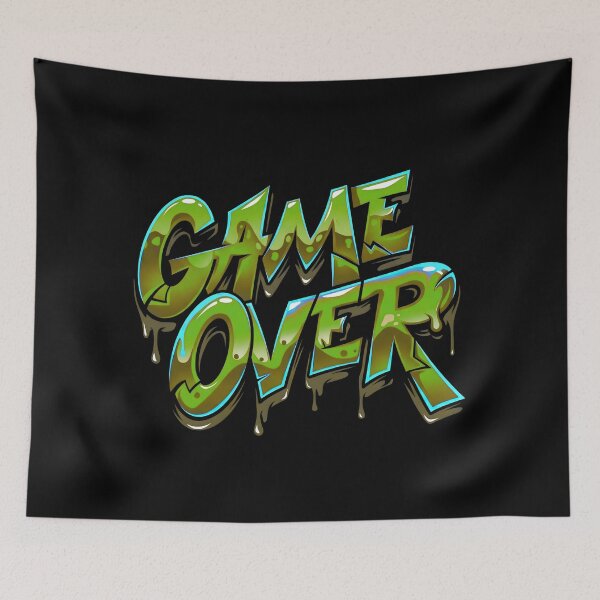 Item preview, Toxic Gamer Cyberpunk Graffiti Slime 2026 designed and sold by MarCinu Art.