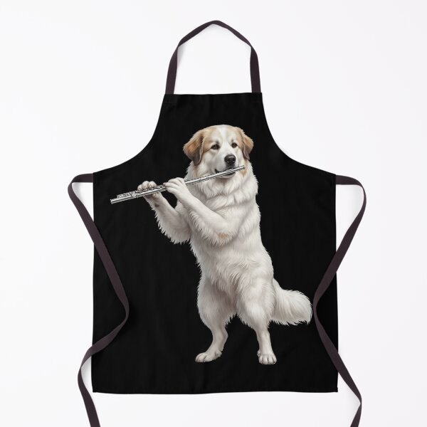 Item preview, Great Pyrenees Playing Flute Player Flutist Dog Lover designed and sold by TerryConnells.