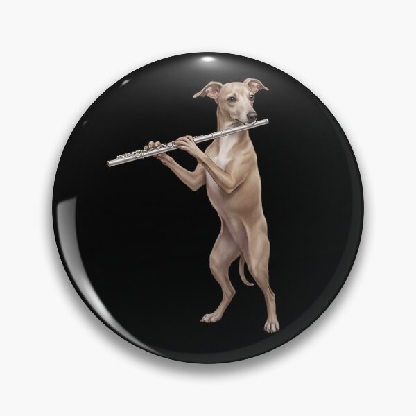 Item preview, Italian Greyhound Playing Flute Player Flutist Dog Lover designed and sold by TerryConnells.