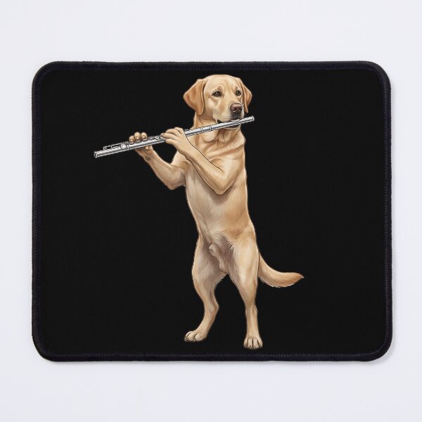 Item preview, Labrador Retriever Playing Flute Player Flutist Dog Lover designed and sold by TerryConnells.