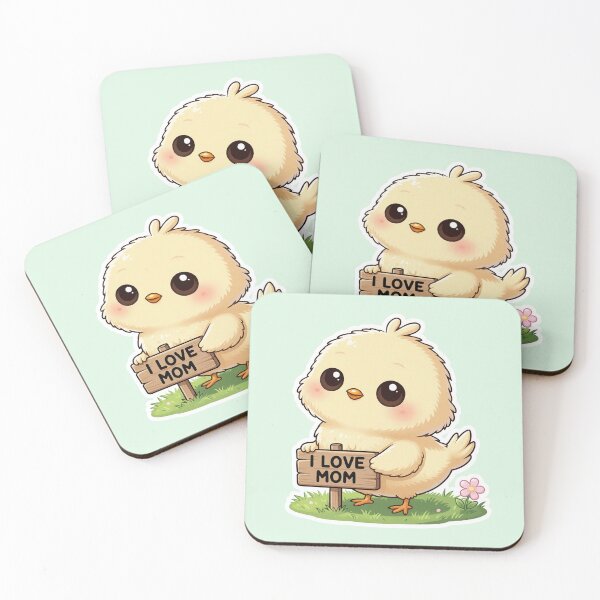 Item preview, I Love Mom Cute Bird – Mother’s Day Gift designed and sold by AnimalAirtistry.