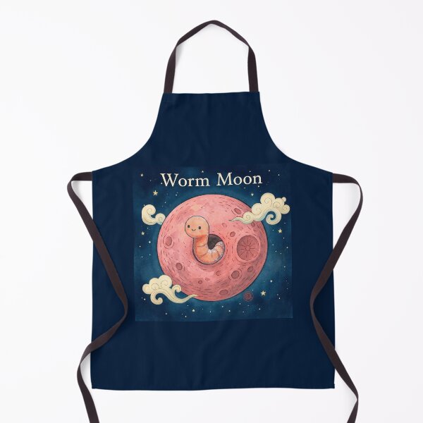 Item preview, When Earth Embraces Worm Moon – Red Eclipse of March 2026 designed and sold by DianaAlunaImage.