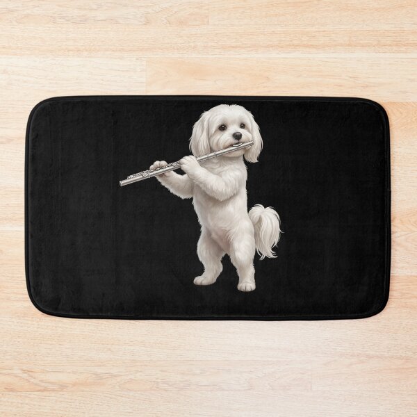 Item preview, Maltese Playing Flute Player Flutist Dog Lover designed and sold by TerryConnells.