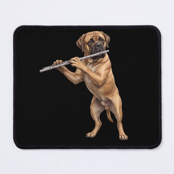 Item preview, Mastiff Playing Flute Player Flutist Dog Lover designed and sold by TerryConnells.
