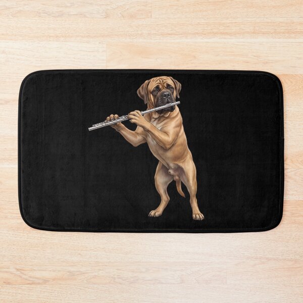 Item preview, Mastiff Playing Flute Player Flutist Dog Lover designed and sold by TerryConnells.
