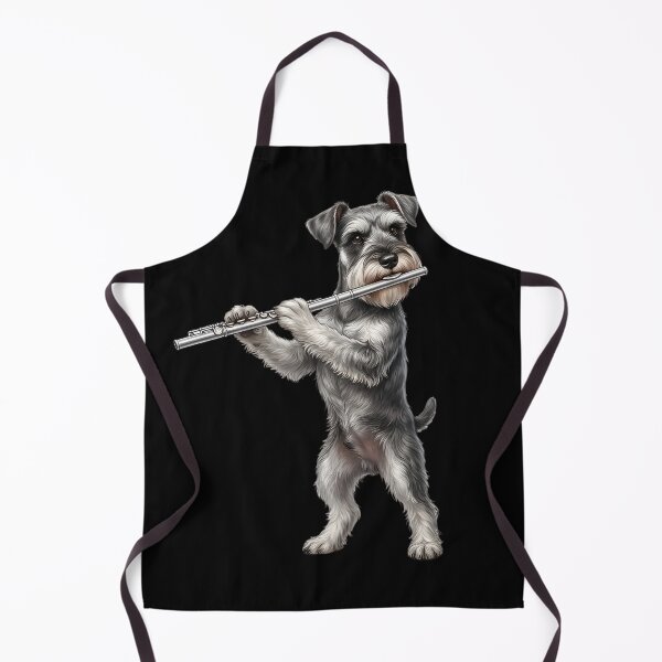 Item preview, Miniature Schnauzer Playing Flute Player Flutist Dog Lover designed and sold by TerryConnells.