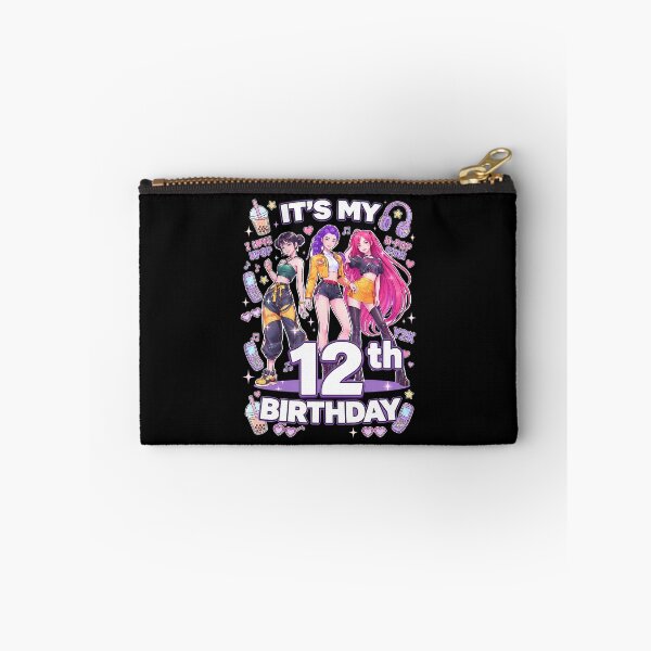Item preview, 12Th Birthday 12 Year Old Korean Pop K-Pop Music Girls Party T-Shirt designed and sold by VillociShop.