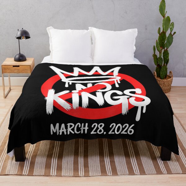 Item preview, No Kings Protest March 28 2026 Resist Graffiti Crown Fascist designed and sold by yartyartyart.