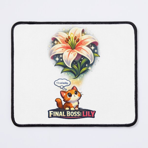 Item preview, Final Boss: Lily – Toxic Plant for Cats | Funny Vet Awareness Design designed and sold by Bettybee00.