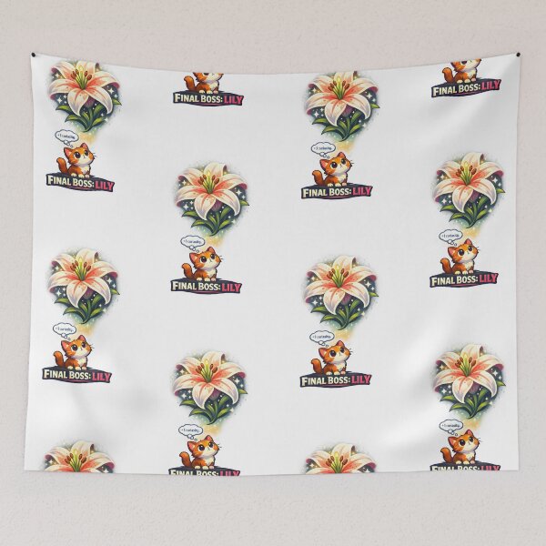 Item preview, Final Boss: Lily – Toxic Plant for Cats | Funny Vet Awareness Design designed and sold by Bettybee00.