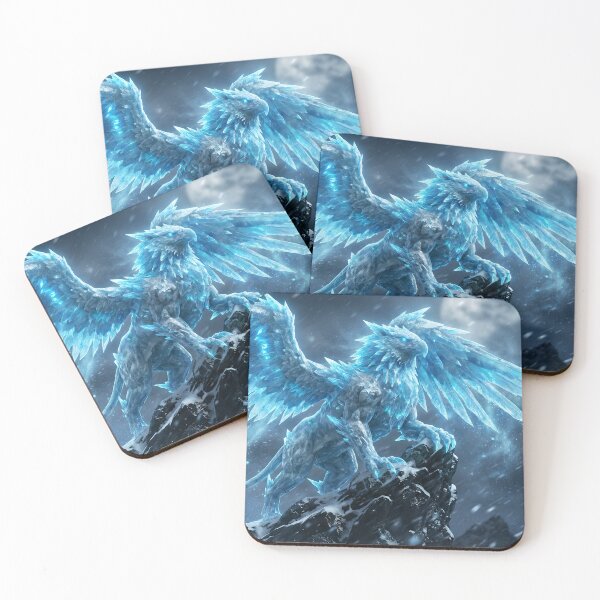 Item preview, Ice Griffin Guardian of the Frozen Peaks designed and sold by ArunDandiboina.