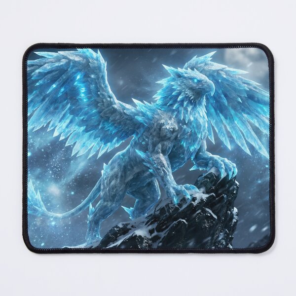 Item preview, Ice Griffin Guardian of the Frozen Peaks designed and sold by ArunDandiboina.