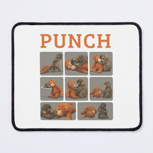 Item preview, Punch the Monkey, Viral Macaque Meme, Baby Monkey Punch designed and sold by PixelRag.