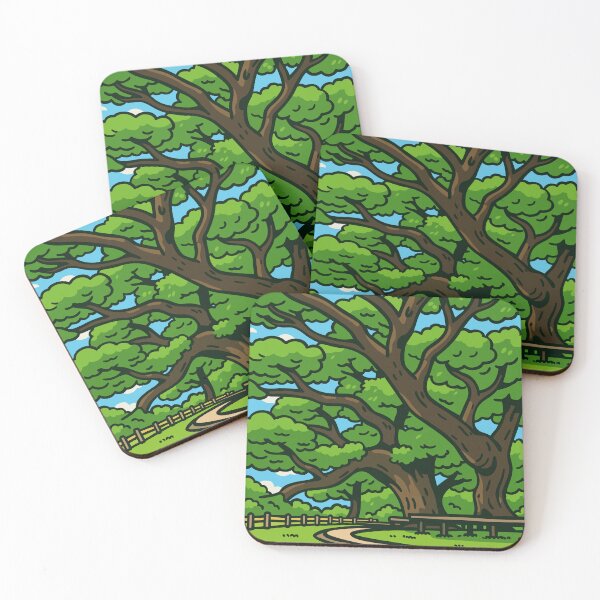 Item preview, Peaceful Nature Path Under Green Trees designed and sold by SoSoSeahorse.