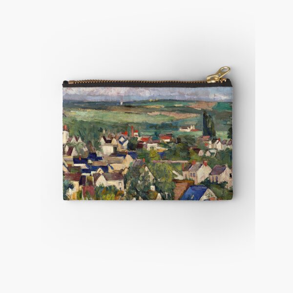 Item preview, Auvers Panoramic View by Paul Cézanne: Post Impressionist village landscape designed and sold by artofuniverse.