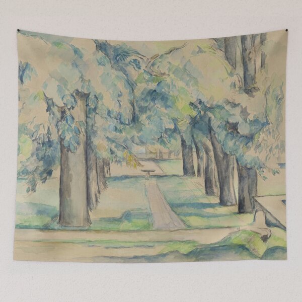 Item preview, Avenue of Chestnut Trees at the Jas De Bouffan by Paul Cézanne: Fine Art Poster designed and sold by artofuniverse.
