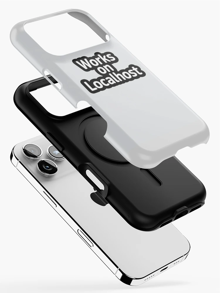 Thumbnail 2 of 4, iPhone Case, Works on Localhost Developer Sticker designed and sold by CodeChai-Studio.