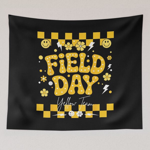 Item preview, Groovy Field Day Yellow Team Field Day Games Teachers Kids designed and sold by yartyartyart.