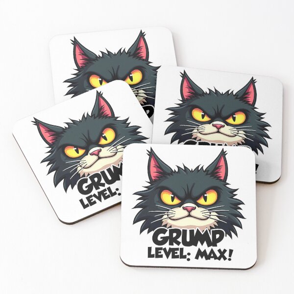Item preview, Crazed Grumpy Cat Sticker designed and sold by BysonDesigns.