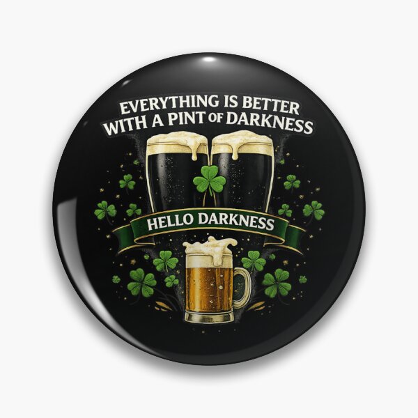 Item preview, Everything Is Better With A Pint Of Darkness Stout Beer Irish Shamrock designed and sold by PhocoNibict.