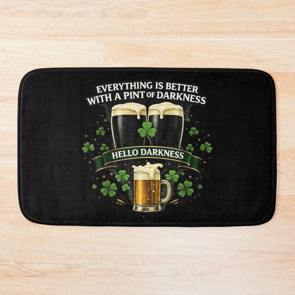 Item preview, Everything Is Better With A Pint Of Darkness Stout Beer Irish Shamrock designed and sold by PhocoNibict.