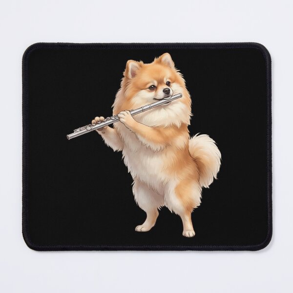 Item preview, Pomeranian Playing Flute Player Flutist Dog Lover designed and sold by TerryConnells.