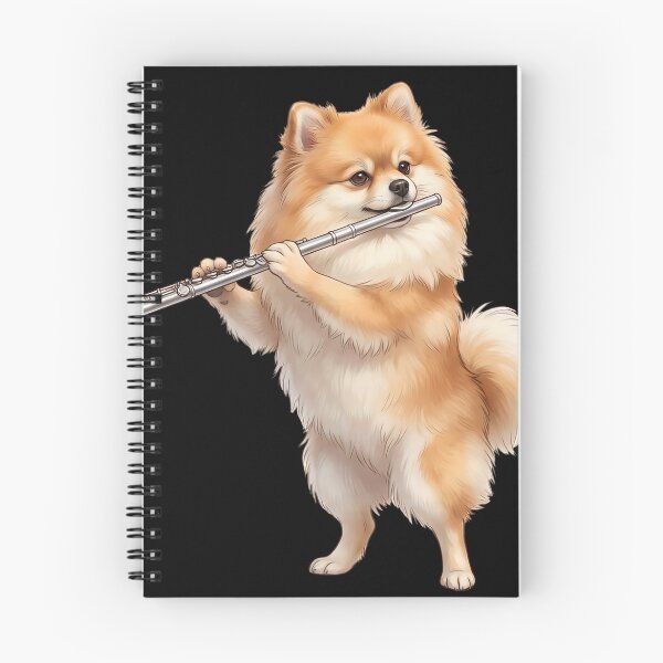 Item preview, Pomeranian Playing Flute Player Flutist Dog Lover designed and sold by TerryConnells.